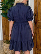 Women’s Navy "Night to Remember" Dress by UmGee Curvy