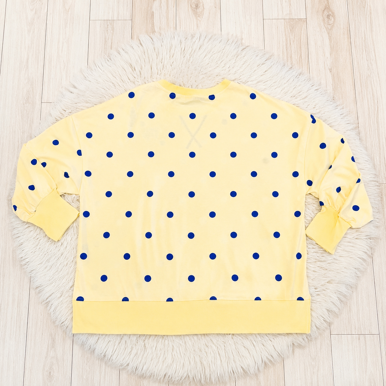 Women’s Evermmee Yellow Polka Dot Pullover