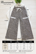 Women’s Evermmee Cheetah Wide- Leg Pants