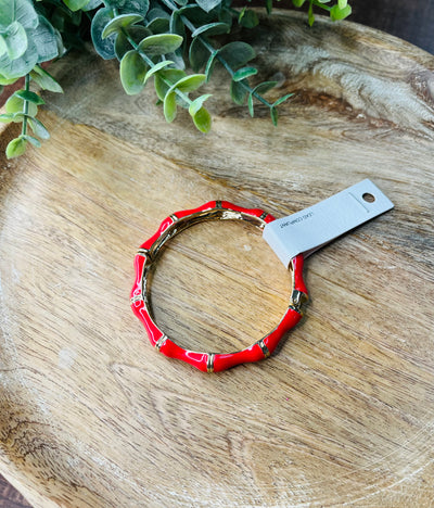 Gold Accents Metal Bracelet