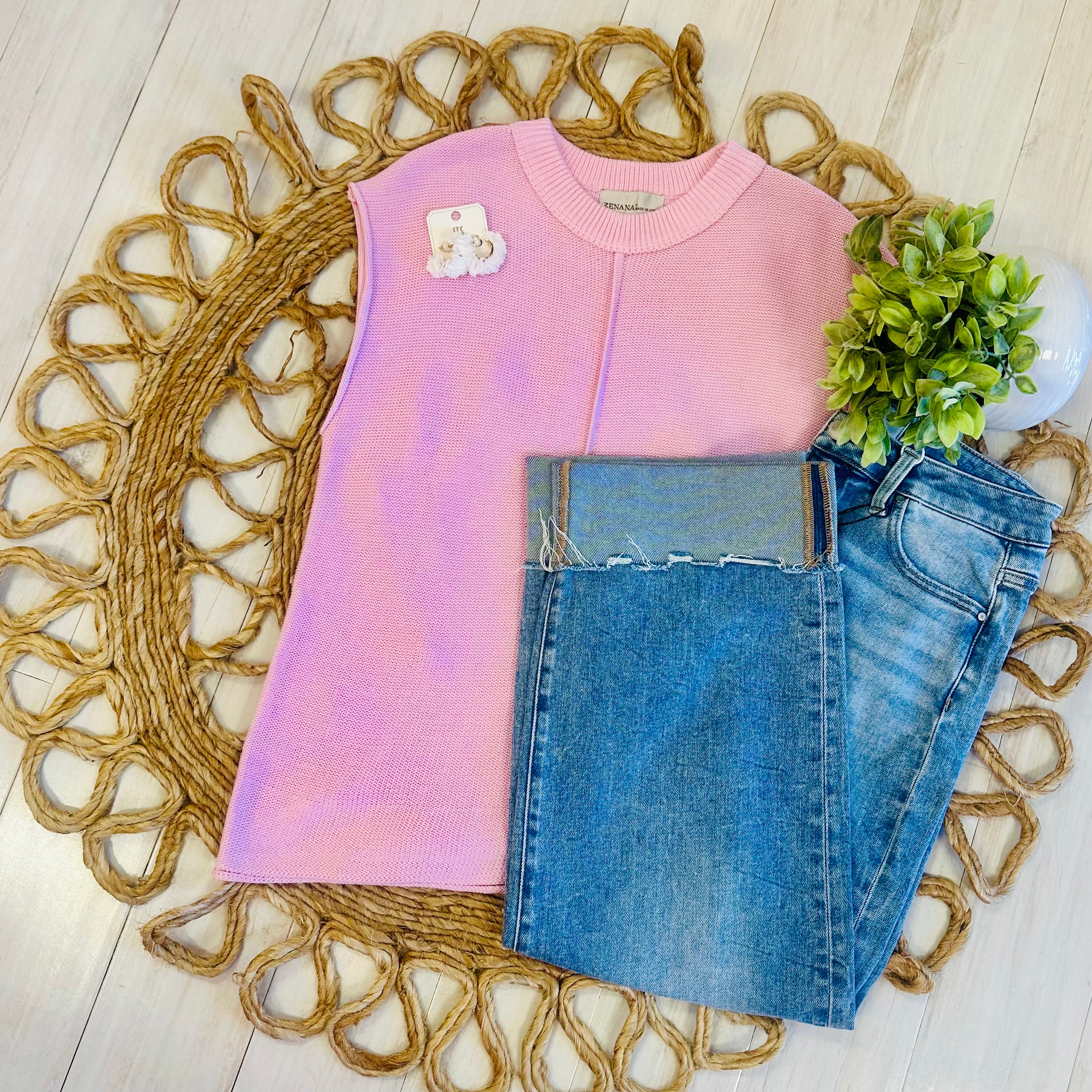 Women’s Pink Knit Top
