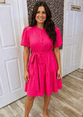 Women’s Umgee Pink Button Down Dress