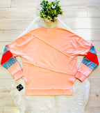 Women’s Evermmee Peach Detailed Long Sleeve Top