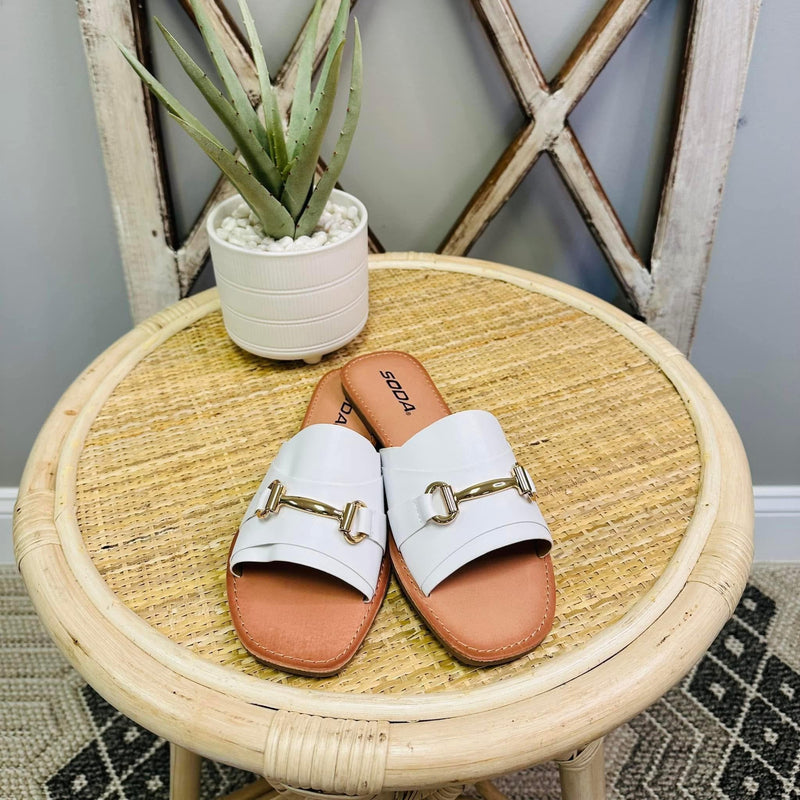 Soda White Sandal - Mini Mee Boutique