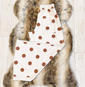 Women’s Evermmee Tan Polka Dot Wide Leg Pull on Pants