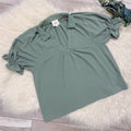 Simply Sage Top by UmGee Women’s - True to Size
