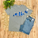 Women’s Light Gray “Cats” Kentucky Tee