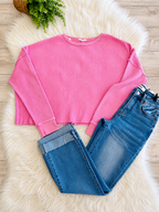 Women’s Double Zero Pink Long Sleeve Top