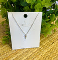 Women’s Dainty Silver Cross Necklace
