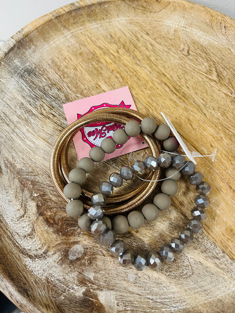 4-Set Stackable Bracelet