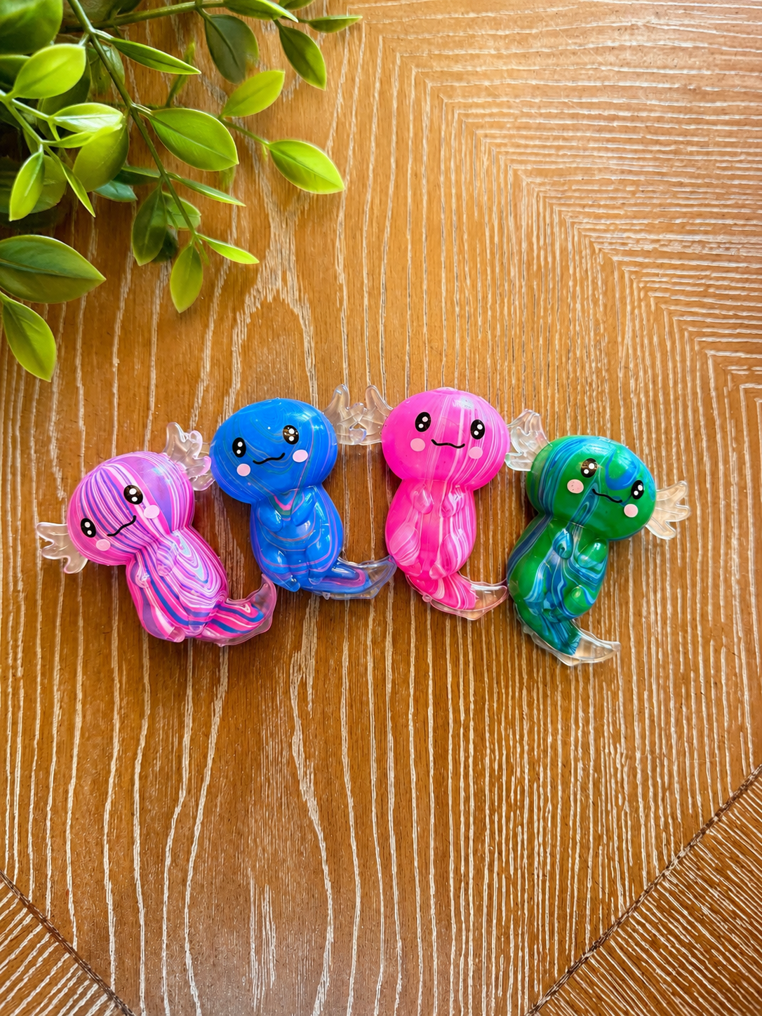 Axolotl Swirl Squishy Toy - Gel Filled Ages 3+
