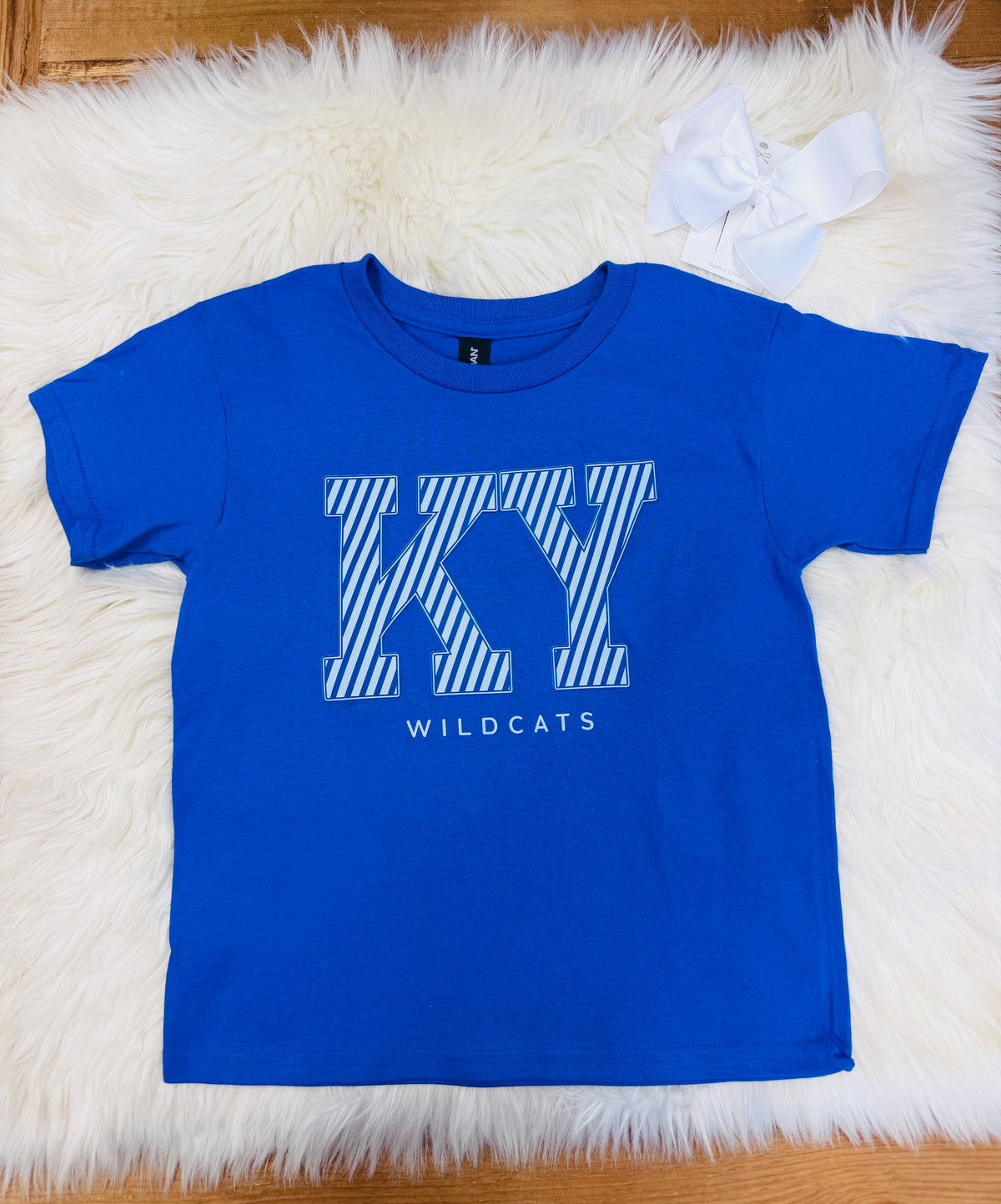 Girls Youth KY Blue Tee Shirt