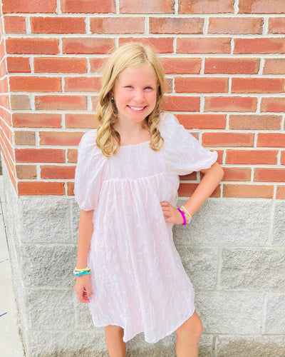 Girls Lace Detail Dress - Mini Mee Boutique