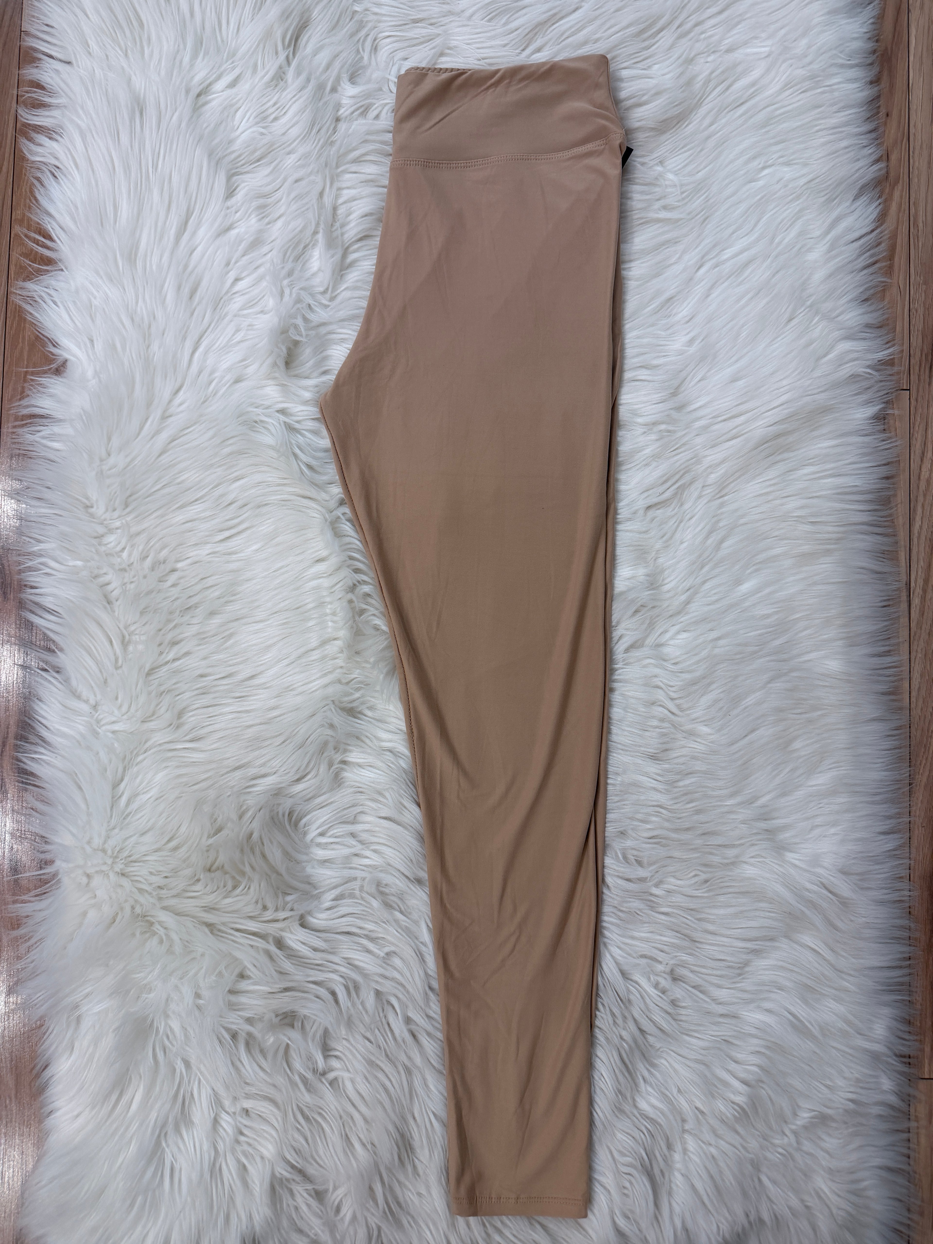 Women’s Ultra Soft Khaki Leggings in Full Length