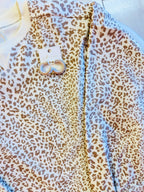 Women’s brown cheetah print top-true to size