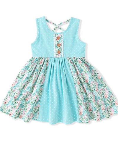 Girl's Swoon Baby Bliss Tiered Dress - Mini Mee Boutique