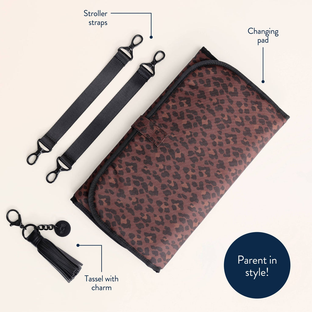 Itzy Ritzy Boss Plus Leopard Diaper Bag