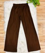 Women’s Zenana Solid Melange Mocha Pant Set