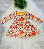 Girl’s Fall Pumpkin Dress