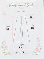 Women’s Risen Slouchy Wide Leg Cuffed Jeans Style 0011