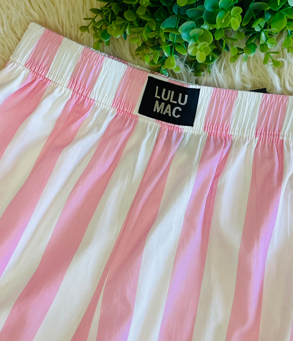 Women’s LuLu Mac Pink Striped Pants