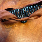 Coffee Brown Bow Hair Clip