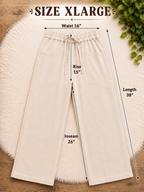 Women’s Evermmee Taupe Drawstring Pants- True to Size