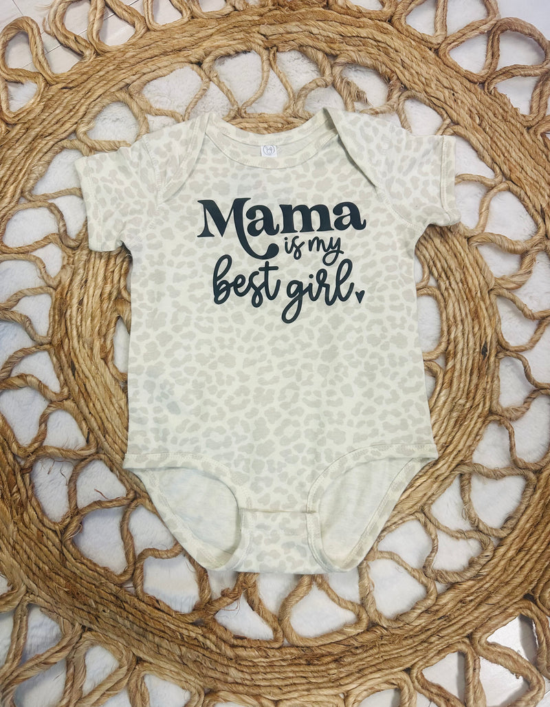 Mama Is My Best Girl Onesie - Mini Mee Boutique