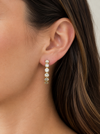 All that Sparkles Large Hoops Earrings