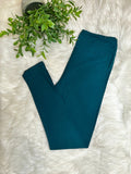 Women’s Ultra Soft Pull on Leggings in Teal Full Length