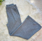 Women’s Charcoal Sleeveless Cotton Slub Pant Set