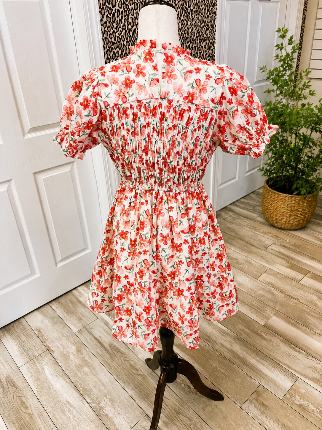 Women’s Umgee Red Floral Dress