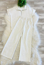 Women’s Soft Gray Scuba Set