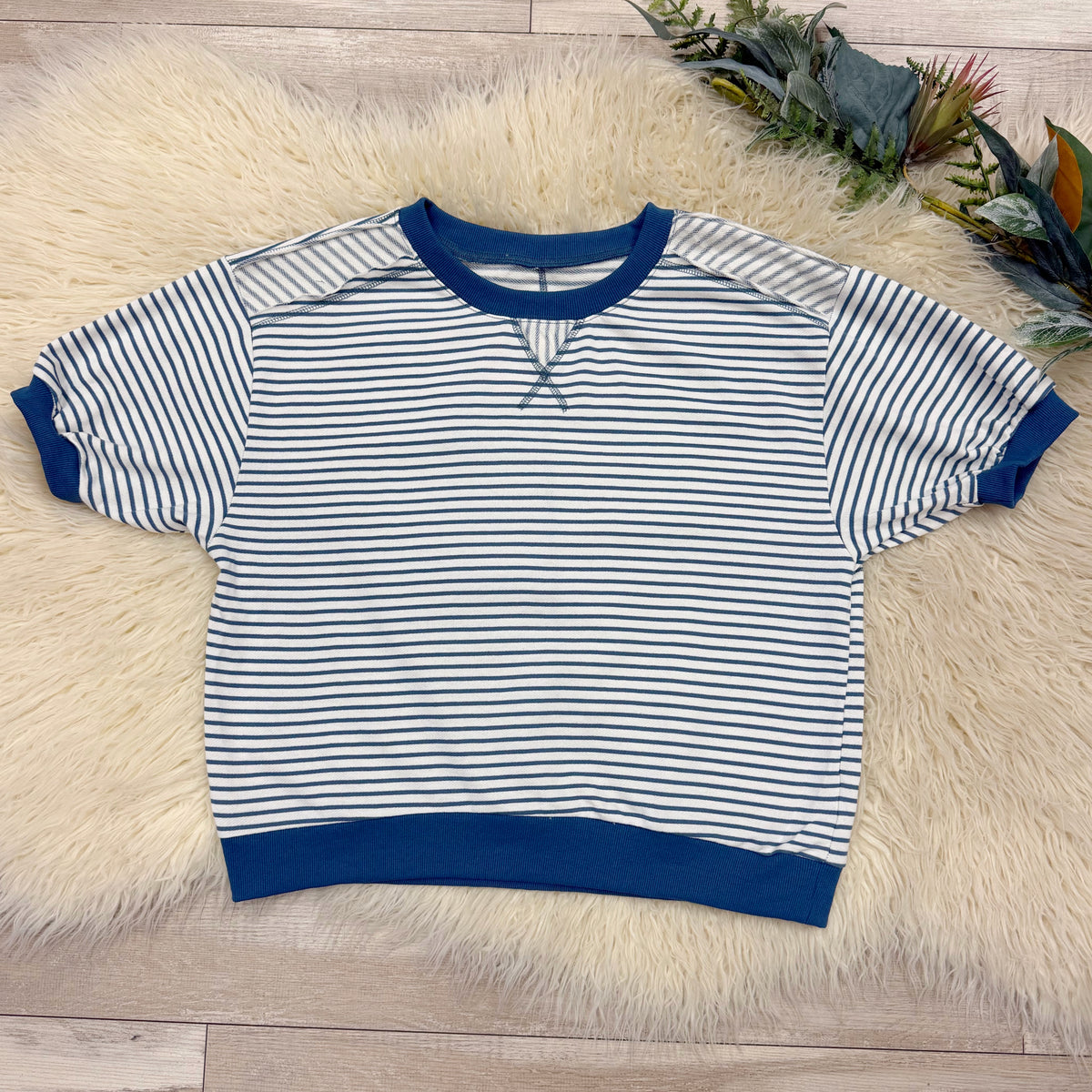 Classic Charm Striped Top Women’s UmGee Brand- True to Size