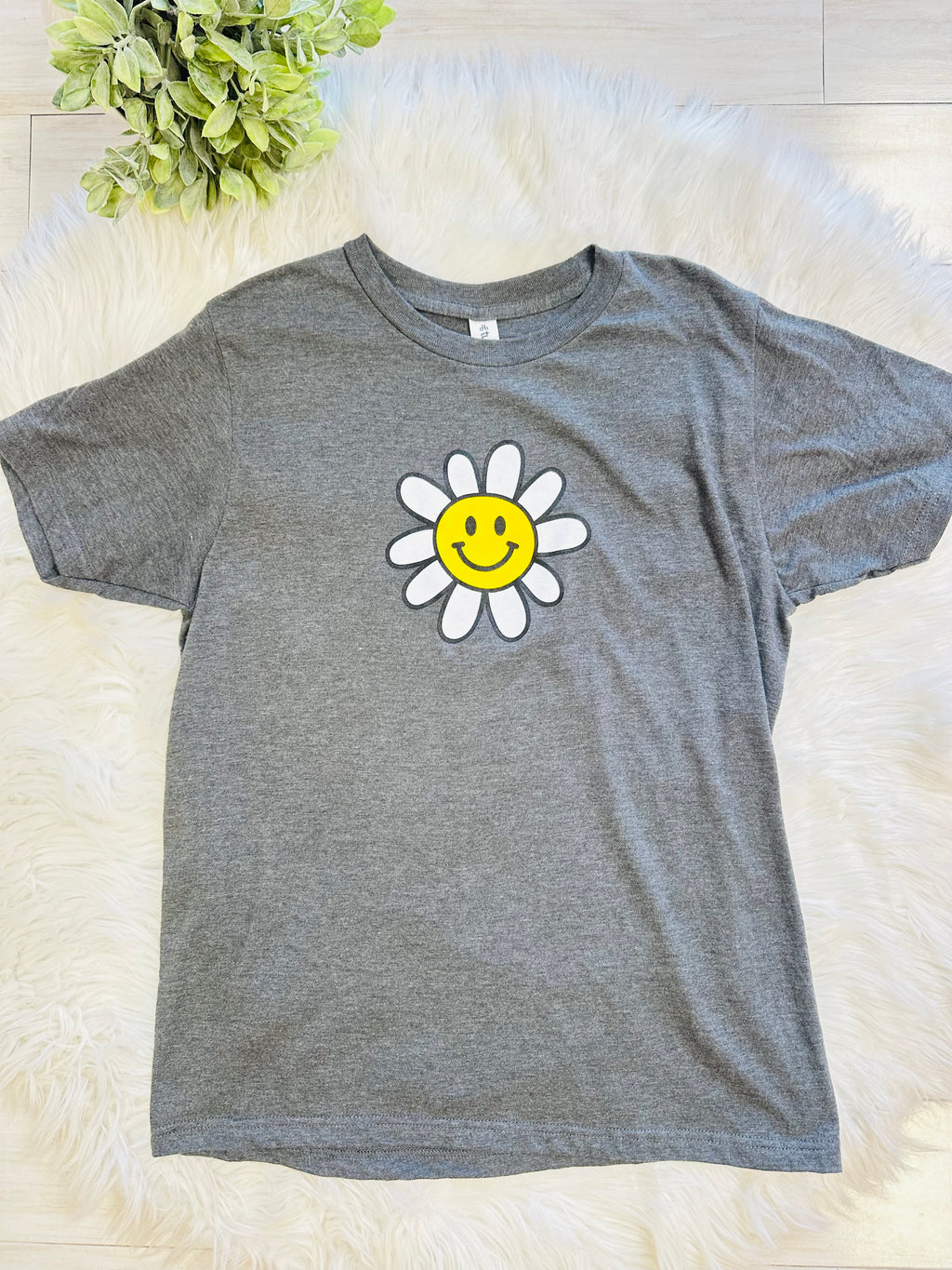 Girl’s White Flower Tee