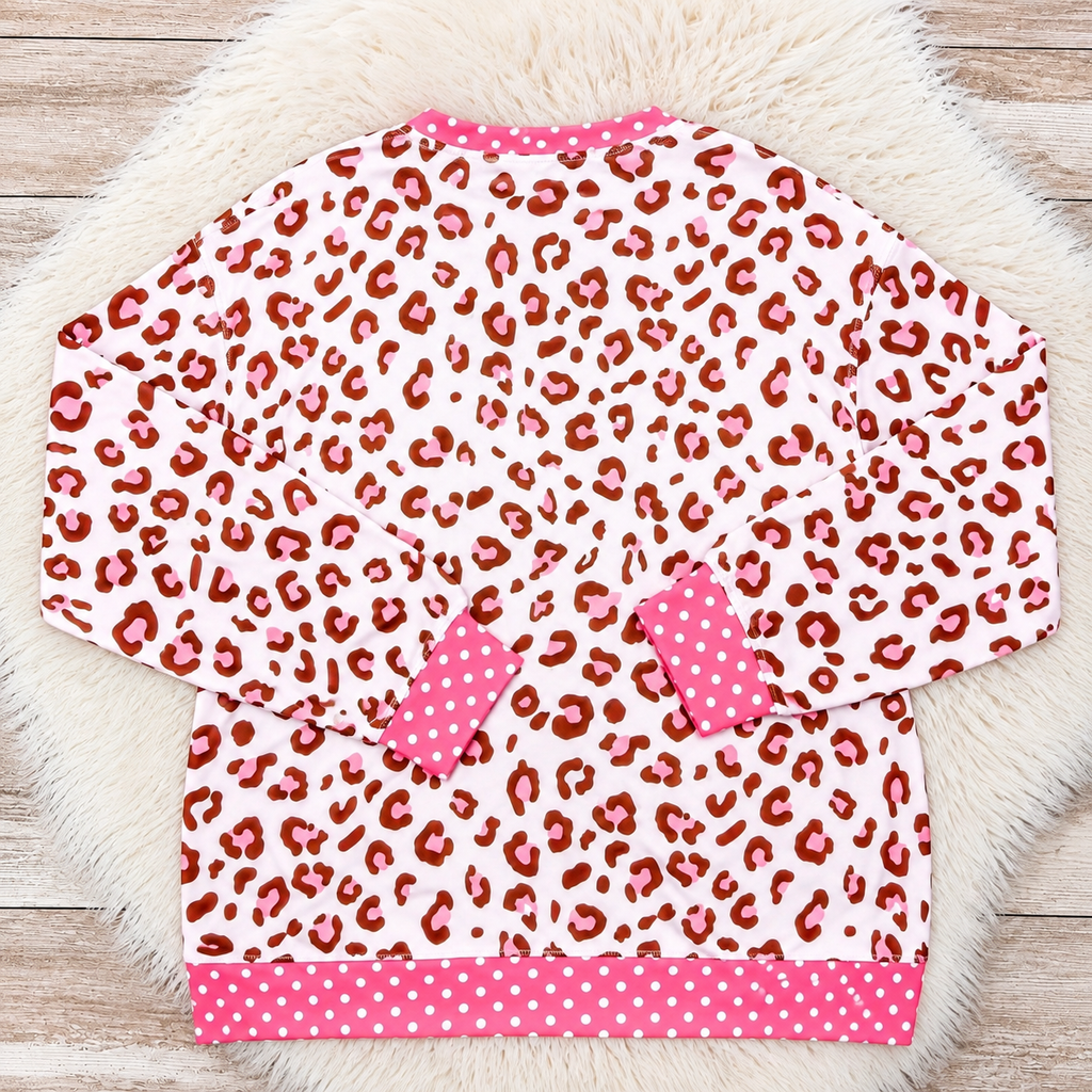 Pink Prowl Leopard Women’s Top by Evermmee
