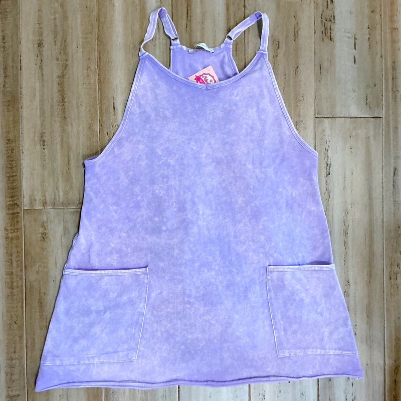 Zenana Lavender Pocket Romper