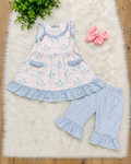 Girl’s Floral Bow Outfit