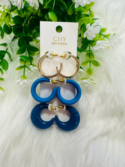 Women’s Three Pack Earrings