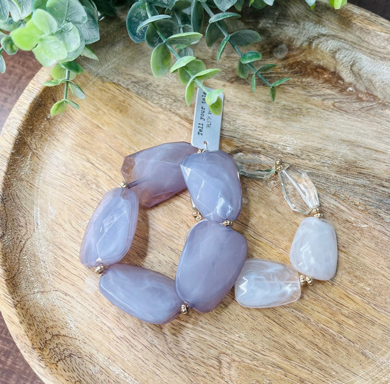 Gem with Gold Bracelet