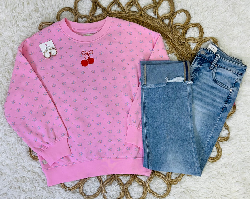 Simply Southern Cherry Nice Day Sweatshirt