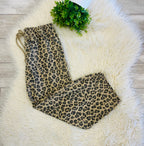 Women’s Leopard Print Barrel Drawstring Pants