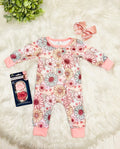 Girl’s multicolor floral sleeper