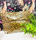Women’s Leopard Print Vinyl Tote Bag