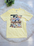 Women’s Comfort Colors Mickey’s Halloween Yellow Tee