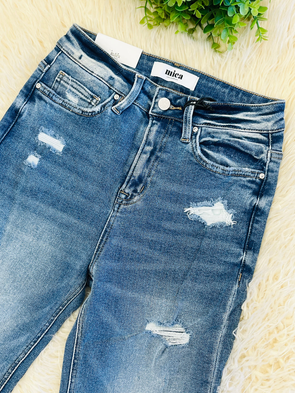 women’s Mica High Rise Straight Crop Jeans #7794