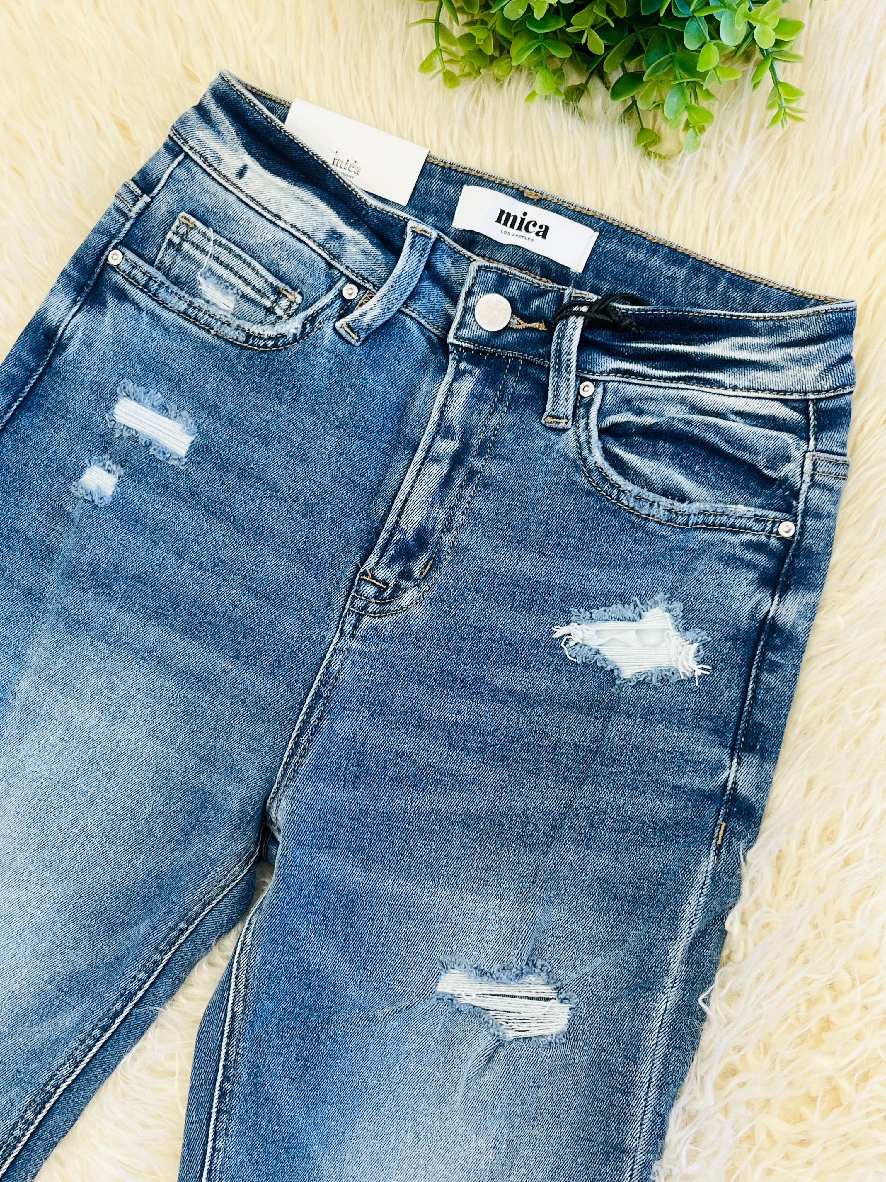 women’s Mica High Rise Straight Crop Jeans #7794