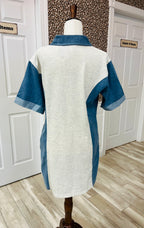 Women’s Evermmee Denim/Cotton Button Down Dress