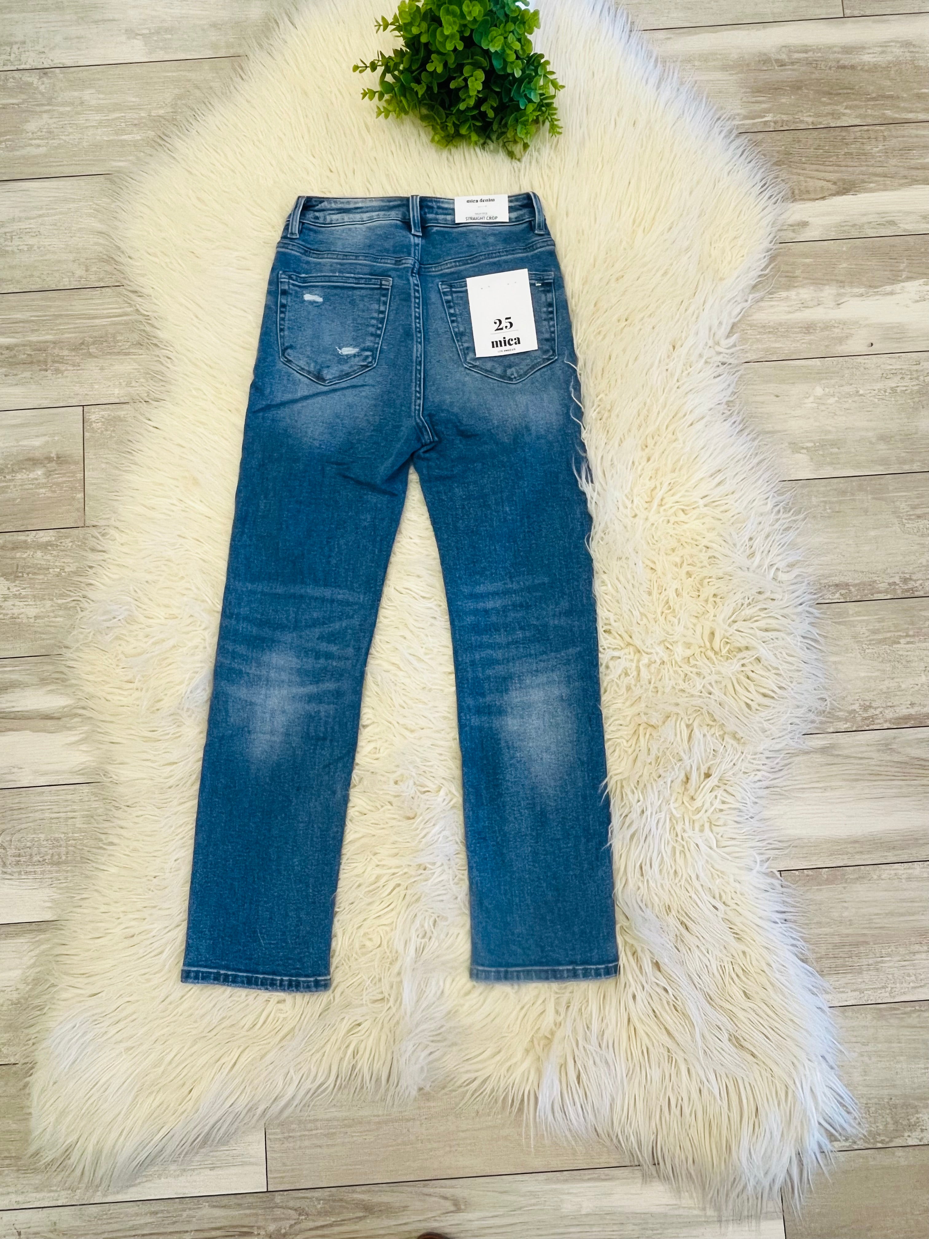 women’s Mica High Rise Straight Crop Jeans #7794