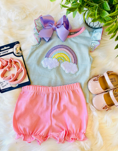 Girls 2 Piece Rainbow Set - Mini Mee Boutique